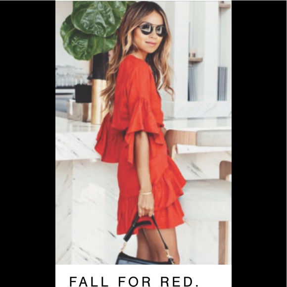 Maje red mini dress size xs or s size 1 - Picture 2 of 15